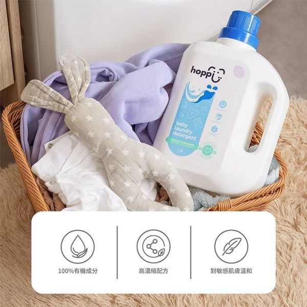 Hoppi酵素抗菌有機嬰兒洗衣精1800ml 