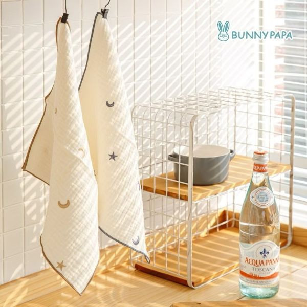 BUNNY PAPA 三重紗布手帕-2入組（多款） 