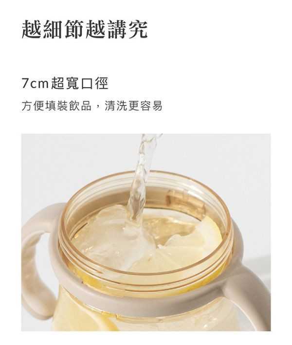 小獅王 好樂飲PPSU防漏滑蓋學習水杯250ML 