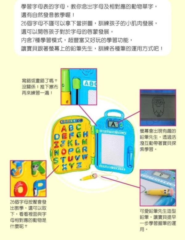 LeapFrog ABC學習背包 