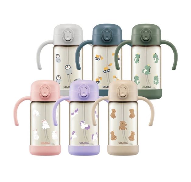 小獅王 鉑金PPSU兒童吸管學習水杯300ml 