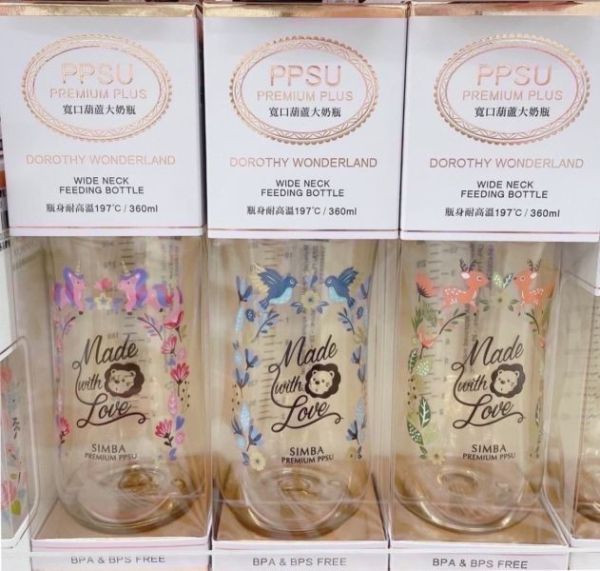 小獅王 桃樂絲PPSU寬口葫蘆大奶瓶360ML 