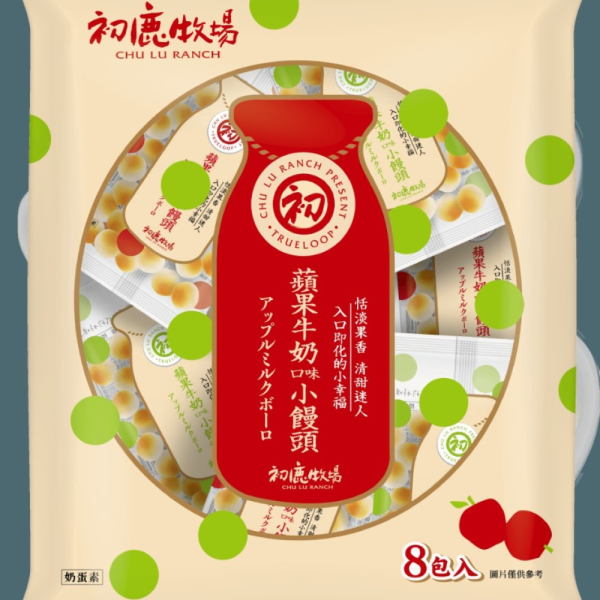 初鹿牧場 蘋果牛奶小饅頭 