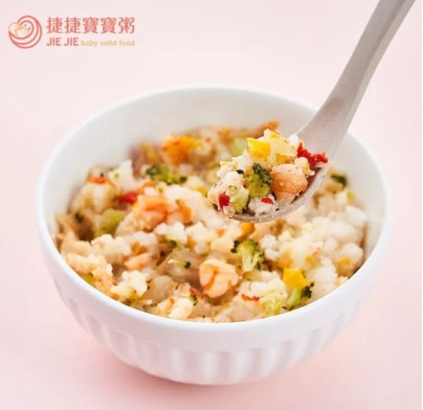 捷捷 寶寶副食品-2-S9蒜香蝦蝦燉飯(180g*2盒) 