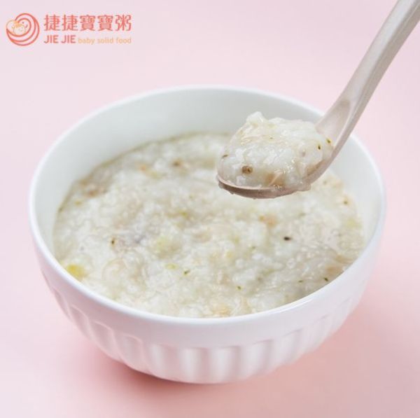 捷捷 副食品-1P-08 鮮魚野蕈大寶寶粥 
