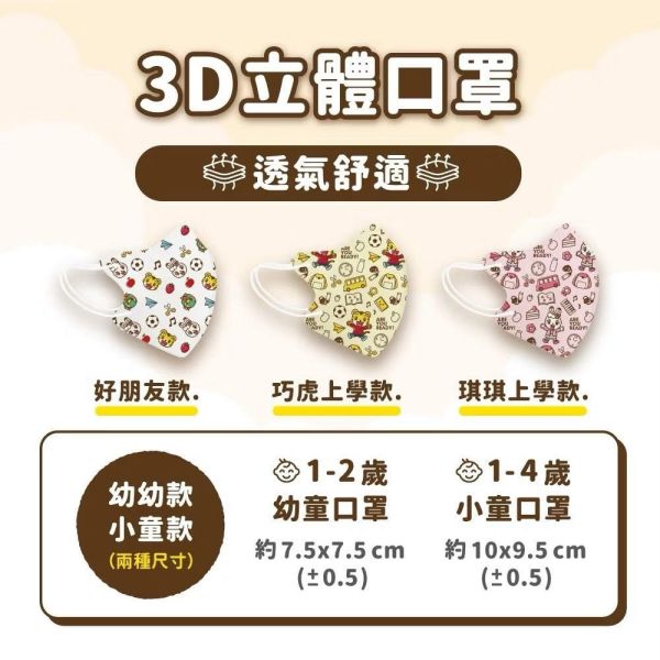 藥師健生活X聯名立體3D口罩(多款) 
