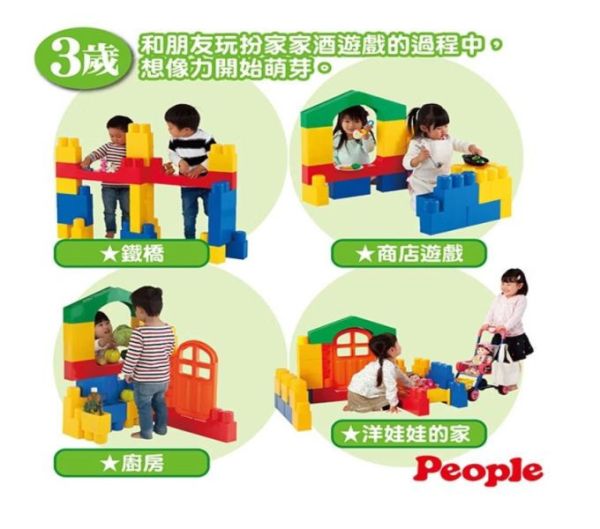 PEOIPLE 全身體感大積木-空間遊戲組合 