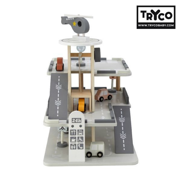 Tryco大型木製停車場 