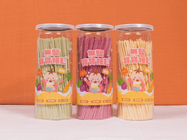 無毒農 無鹽寶寶細麵250G/罐 