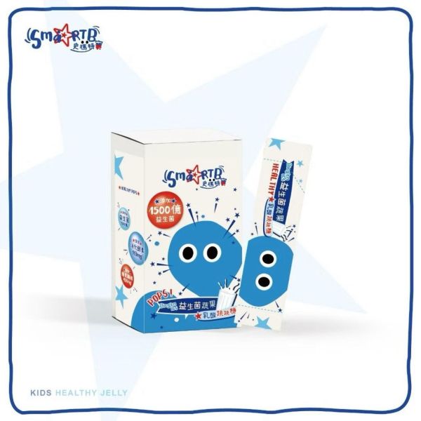 SMART B 史瑪特寶 BIOGENICS 益生菌蔬果乳酸跳跳糖(1盒15入) 