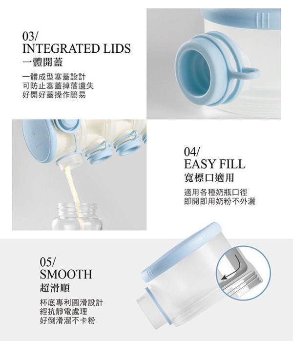 小獅王 溜滑梯專利衛生奶粉盒 