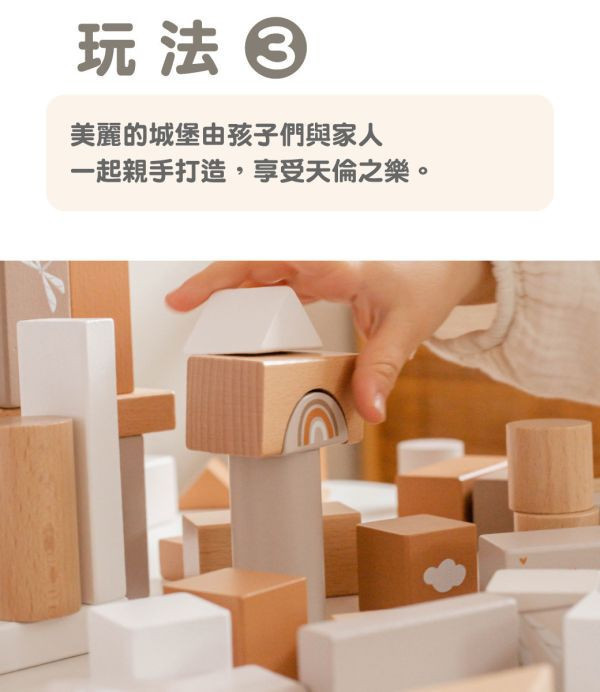 Label Label 木質積木組(多款) 