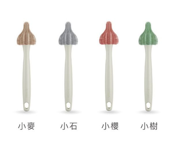 小獅王 超柔無垢白金矽膠奶嘴刷 