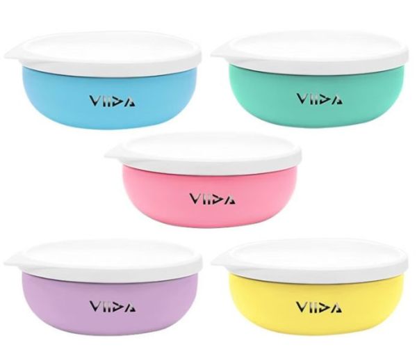 VIIDA Soufflé 抗菌不鏽鋼餐碗(多款) 