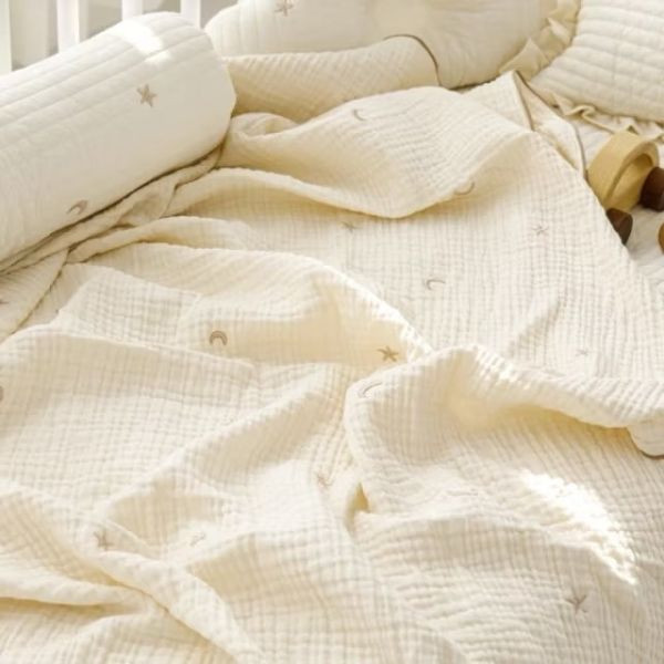 BUNNY PAPA 韓國三重紗蓋毯/薄被(多款） 