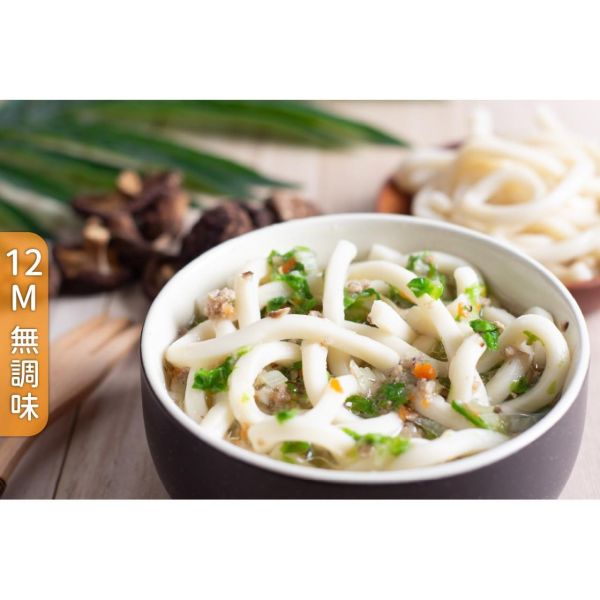 旅居漁村 鮮蔬豬肉烏龍麵150克 