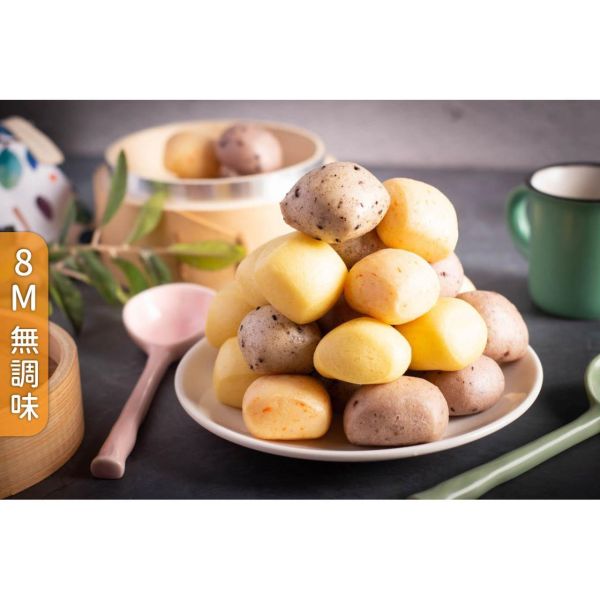 旅居漁村 寶寶天然彩色饅頭300克 