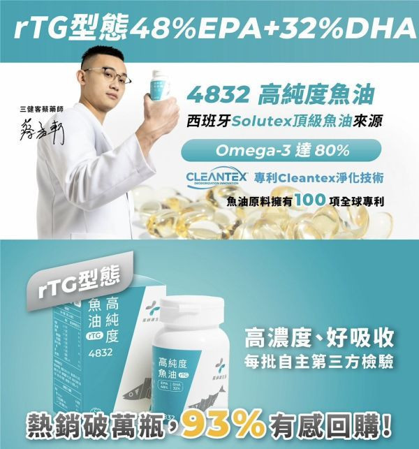 藥師健 4832高純度魚油 