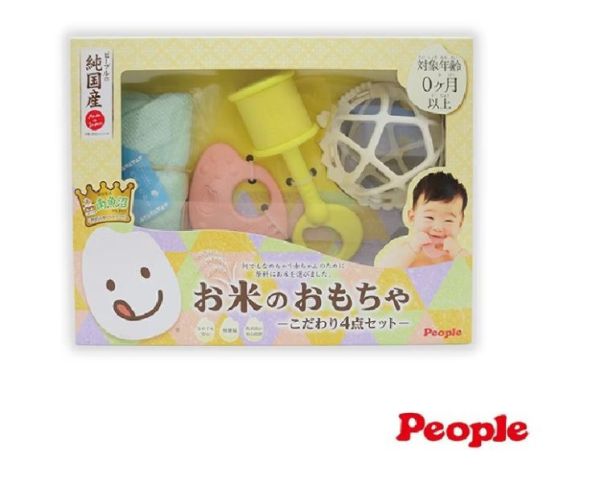 PEOPLE 彩色米的玩具精選4件組 