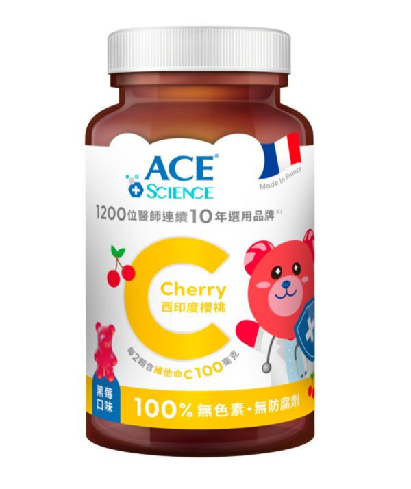 ACE 機能Q-西印度櫻桃C軟糖改版新上市 