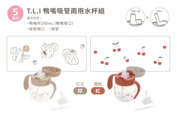 Richell 利其爾 TLI第四代水杯系列(單售) 