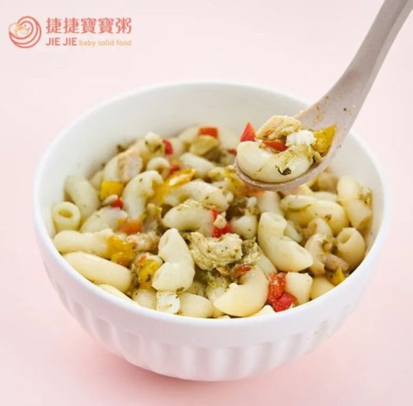 捷捷 寶寶副食品-2-M3 青醬海陸義大利麵(180g*2盒) 