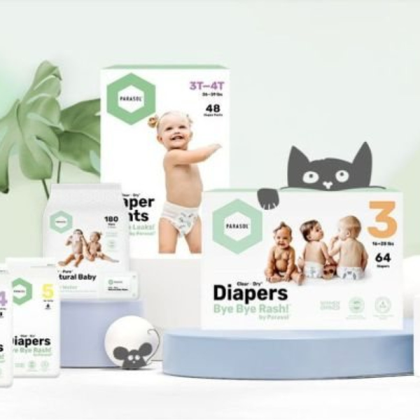 PARASOL Clear+Dry™ 新科技水凝尿布-黏貼(多款) 