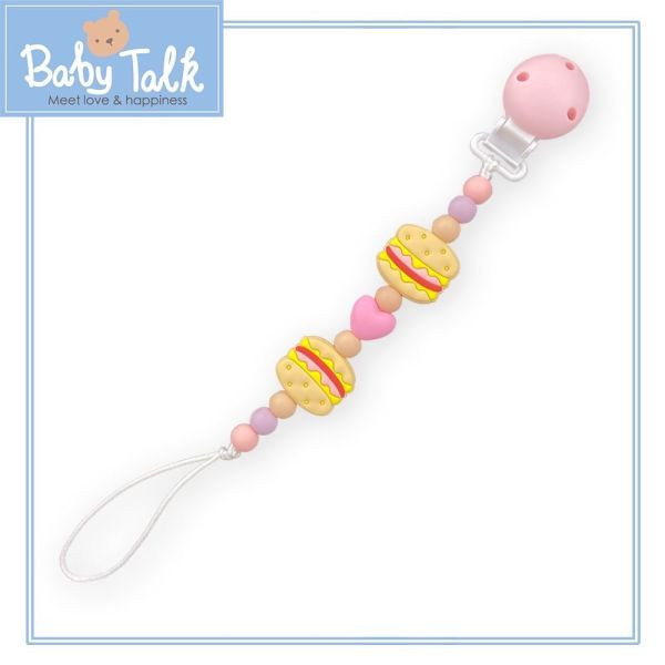 小小家 Baby Talk食品級矽膠奶嘴鏈(多款) 
