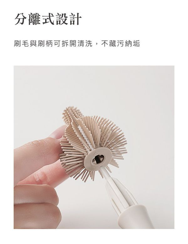 小獅王 超柔無垢白金矽膠奶嘴刷 