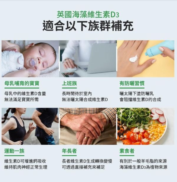 無毒農 益菓保-英國海藻維生素D3買一送一 