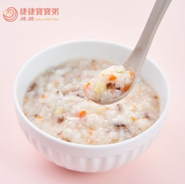 捷捷 副食品-1P-13 芹香牛奶魚大寶寶粥 