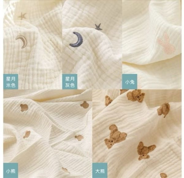 BUNNY PAPA 韓國三重紗蓋毯/薄被(多款） 