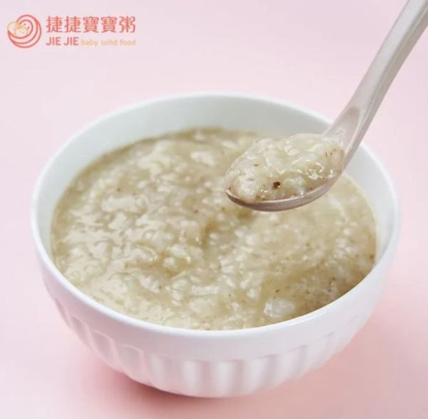 捷捷 副食品-1-06秋葵白菜牛肉小寶寶粥(120g*4) 