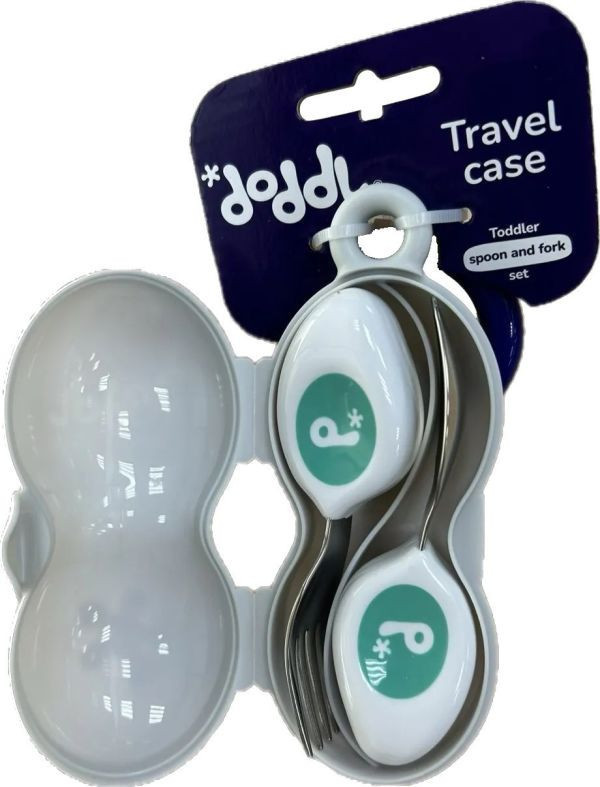 英國doddl秒拾餐具 - 嬰兒學習餐具攜帶盒(中) 