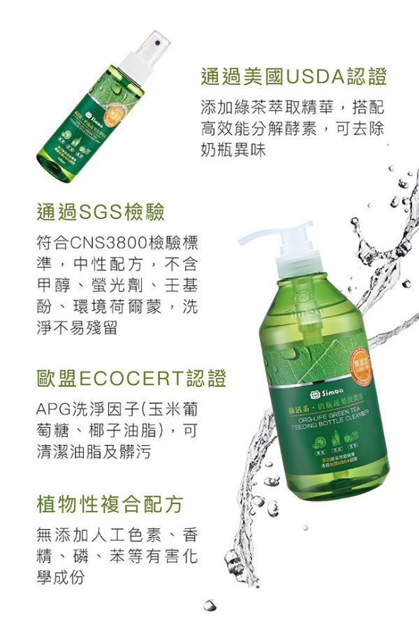 小獅王 綠活奶瓶蔬果洗潔液 
