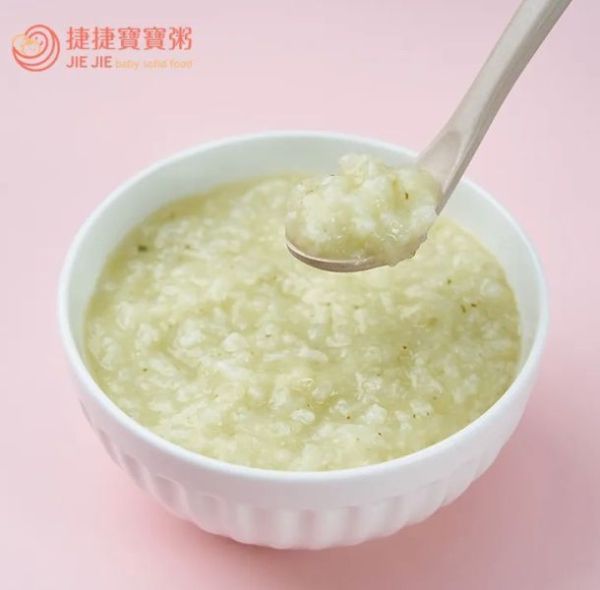 捷捷 副食品-1-04青翠白花豬豬小寶寶粥(120g*4) 
