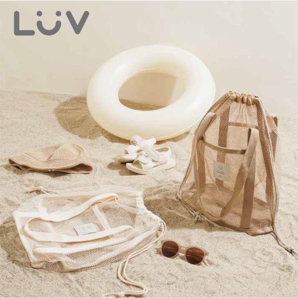 LUV兩用沙灘束口水桶袋(多款) 