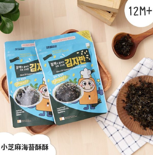 韓爸田園日記 小芝麻海苔酥酥 (50g) 