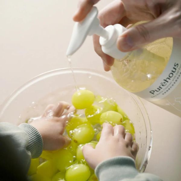 好日照 PUREHOUS 燕麥親膚奶瓶食器清潔液2入組(壓瓶+補充罐)800ML 