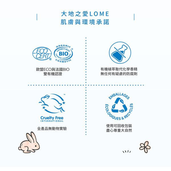 大地之愛 LOME 寶貝三合一泡泡露500ml 