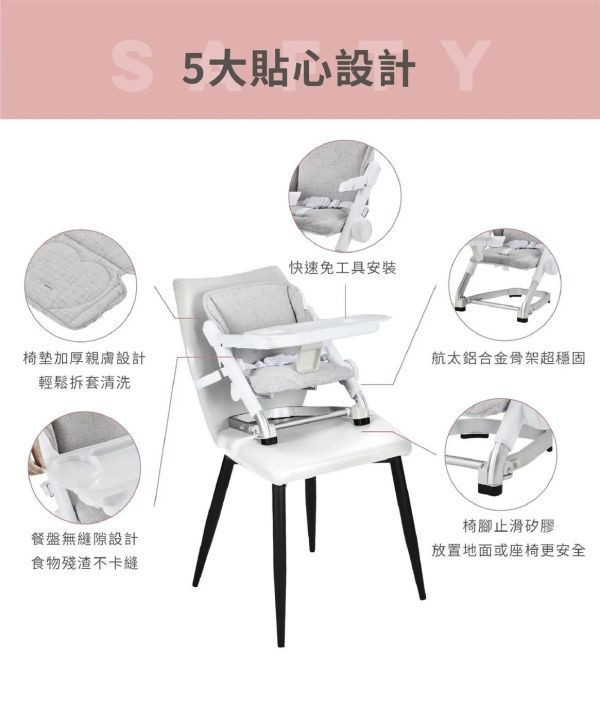 unilove Feed Me攜帶式寶寶餐椅（多款） 