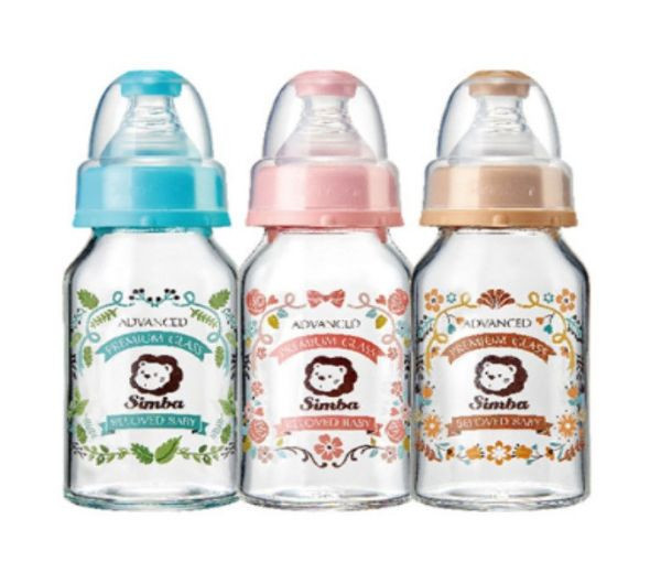 小獅王 蘿蔓晶鑽標準玻璃小奶瓶120ML 