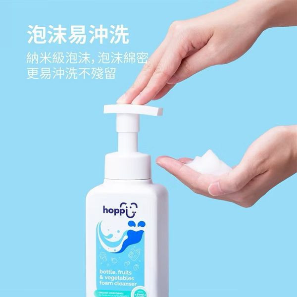 Hoppi 奶瓶蔬果清潔慕斯500ml/瓶 