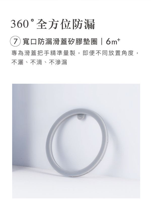 小獅王 蘊蜜寬口防漏滑蓋矽膠墊圈 
