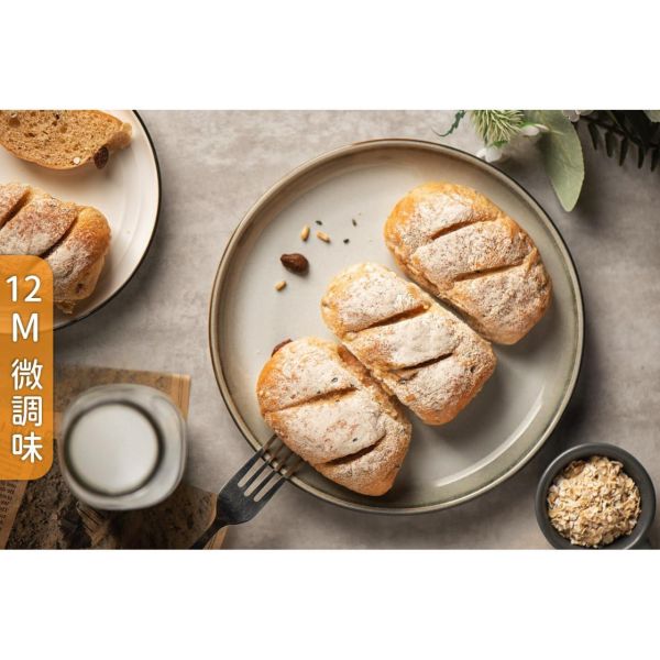 旅居漁村 寶寶歐式低鈉麵包100克 