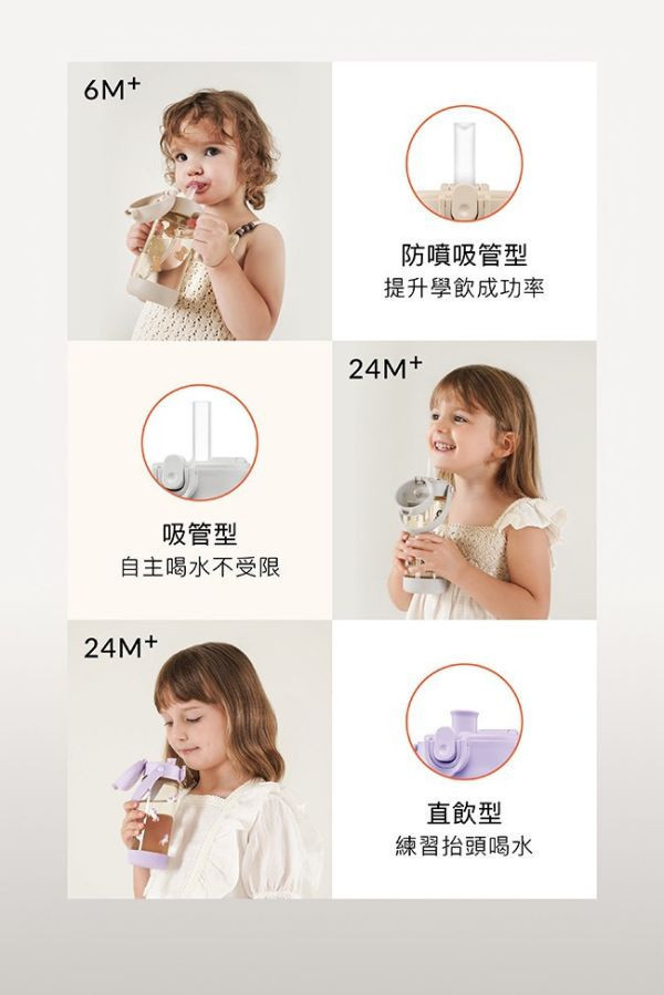 小獅王 鉑金PPSU兒童吸管 水壺400ml 