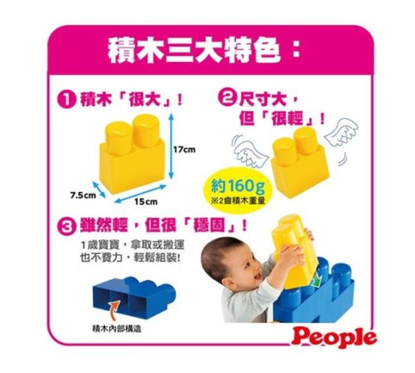 PEOIPLE 全身體感大積木-空間遊戲組合 