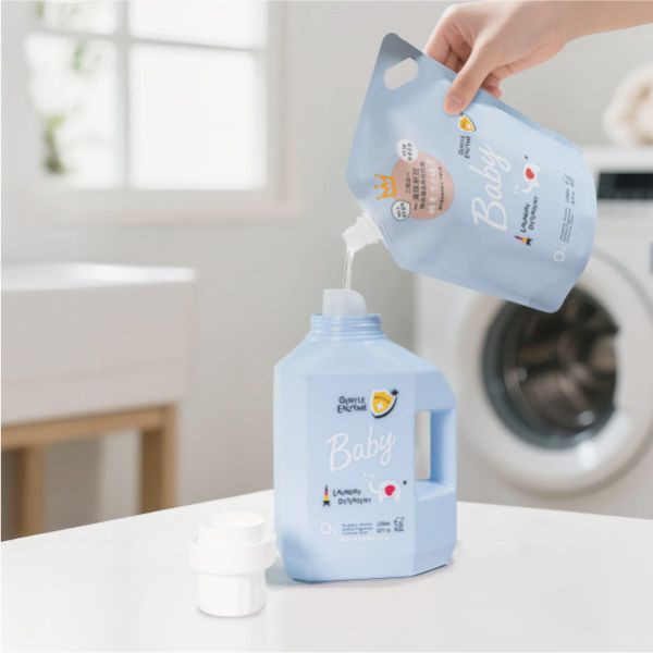酷咕鴨 清除新冠&腸病毒低敏洗衣精3入補充包-1100ML 