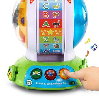 LeapFrog 旋轉動物字母ABC 