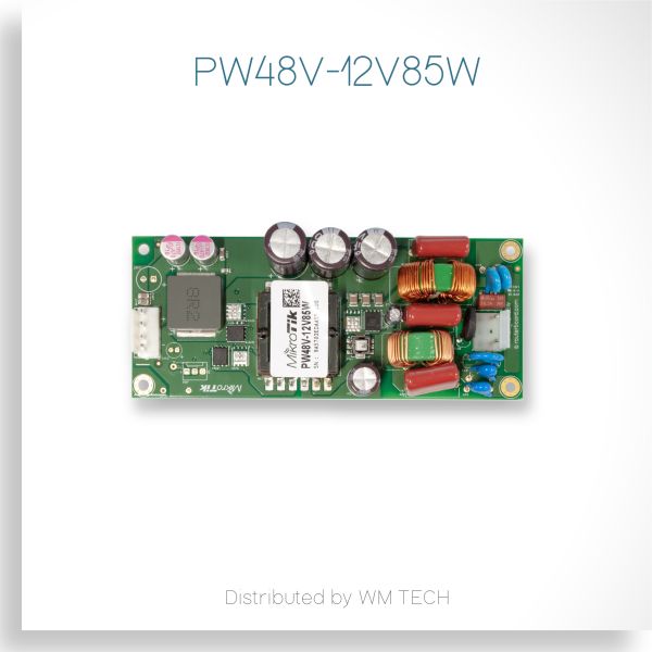 MikroTik PW48V-12V85W 直流降壓電源模組 MikroTik PW48V-12V85W、直流降壓模組、DC-DC 轉換器、48V 轉 12V 電源、85W 電源模組、CCR 電源配件、CRS 電源模組、PoE 系統降壓、MikroTik 台灣代理、機櫃電源轉換、DC 電壓轉換模組